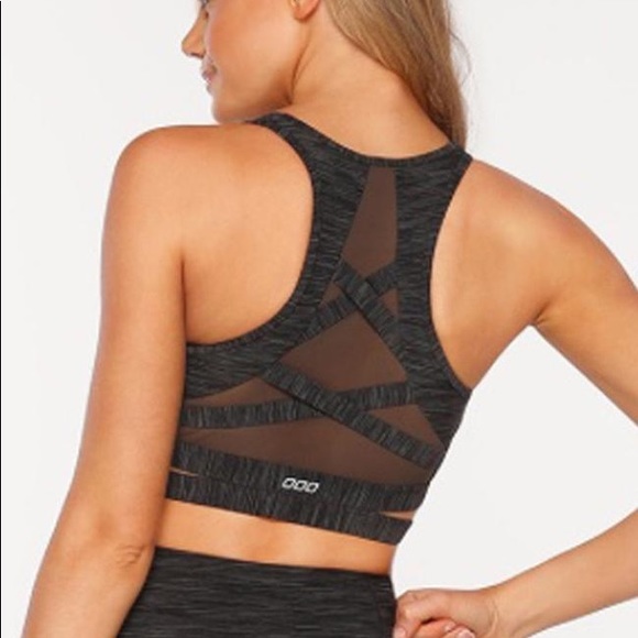 Lorna Jane Other - LORNA JANE 🖤 Lace-Up Mesh Sports Bra
